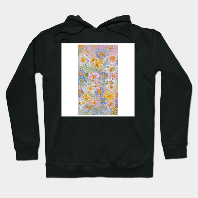 painted flowers print Hoodie by saraholiveira06